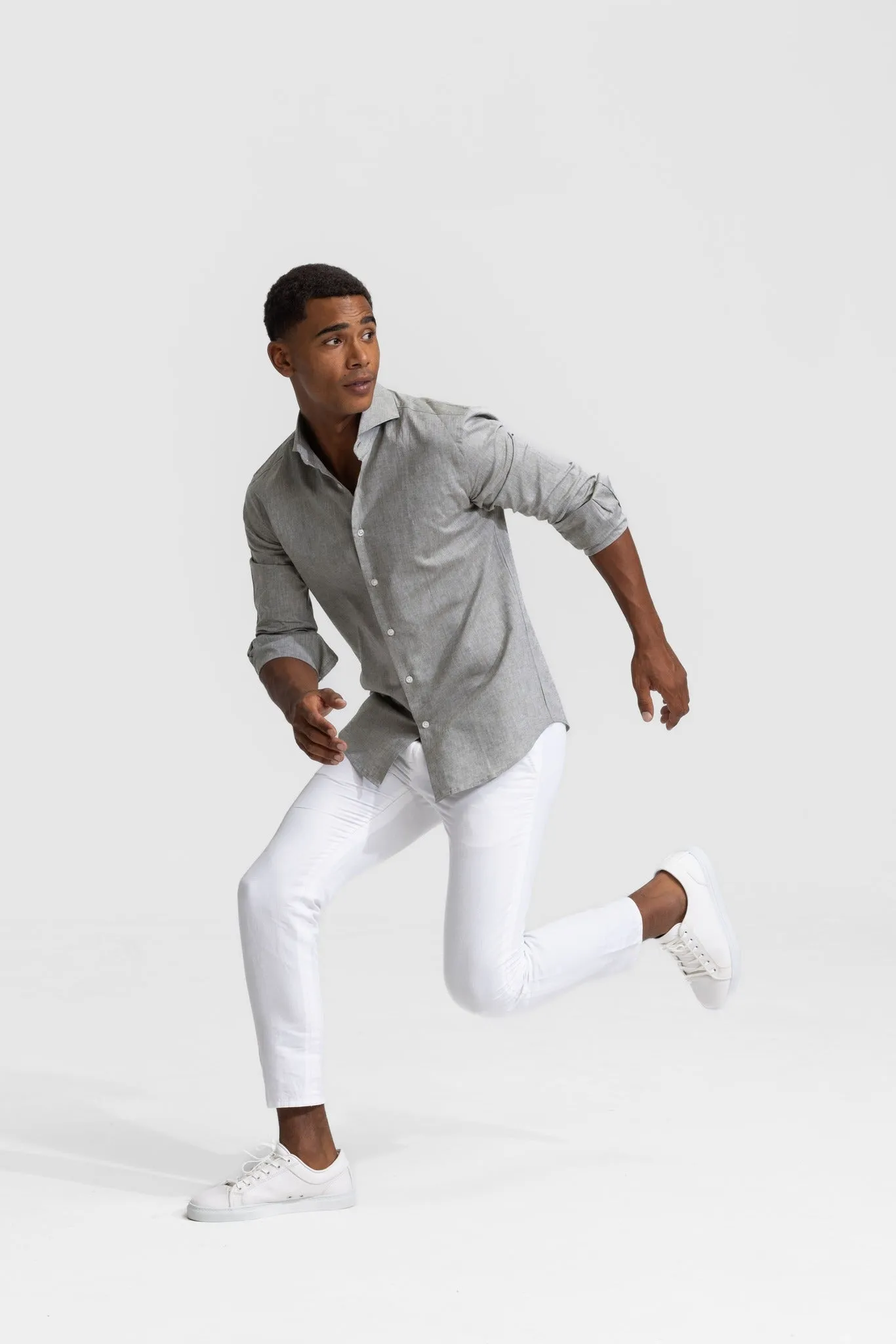 Sundre Green Linen Shirt