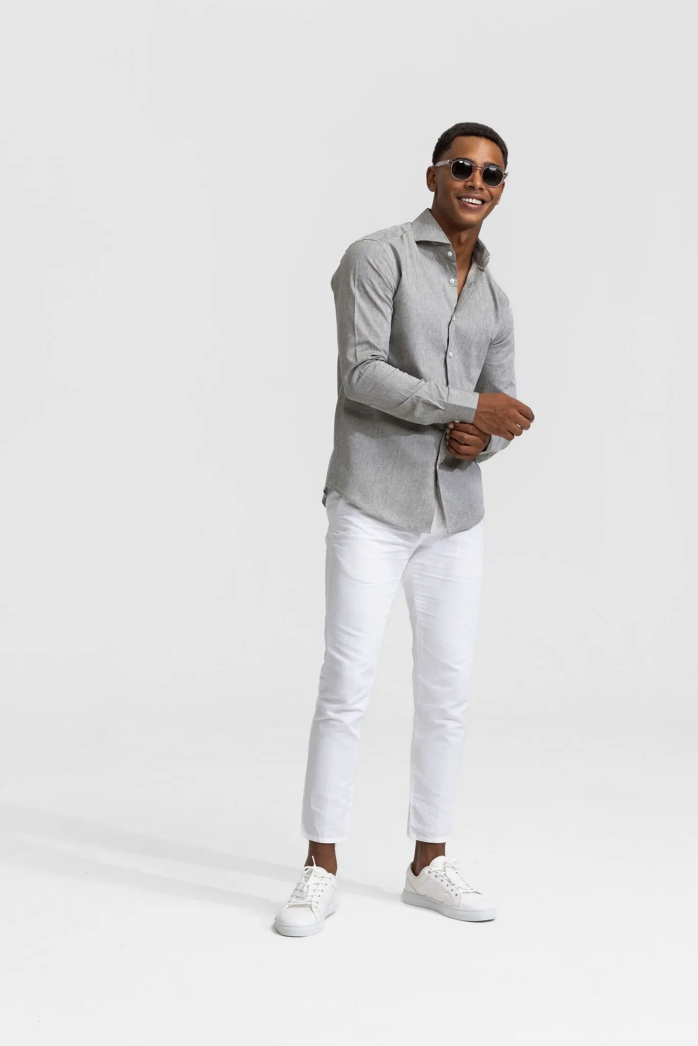 Sundre Green Linen Shirt