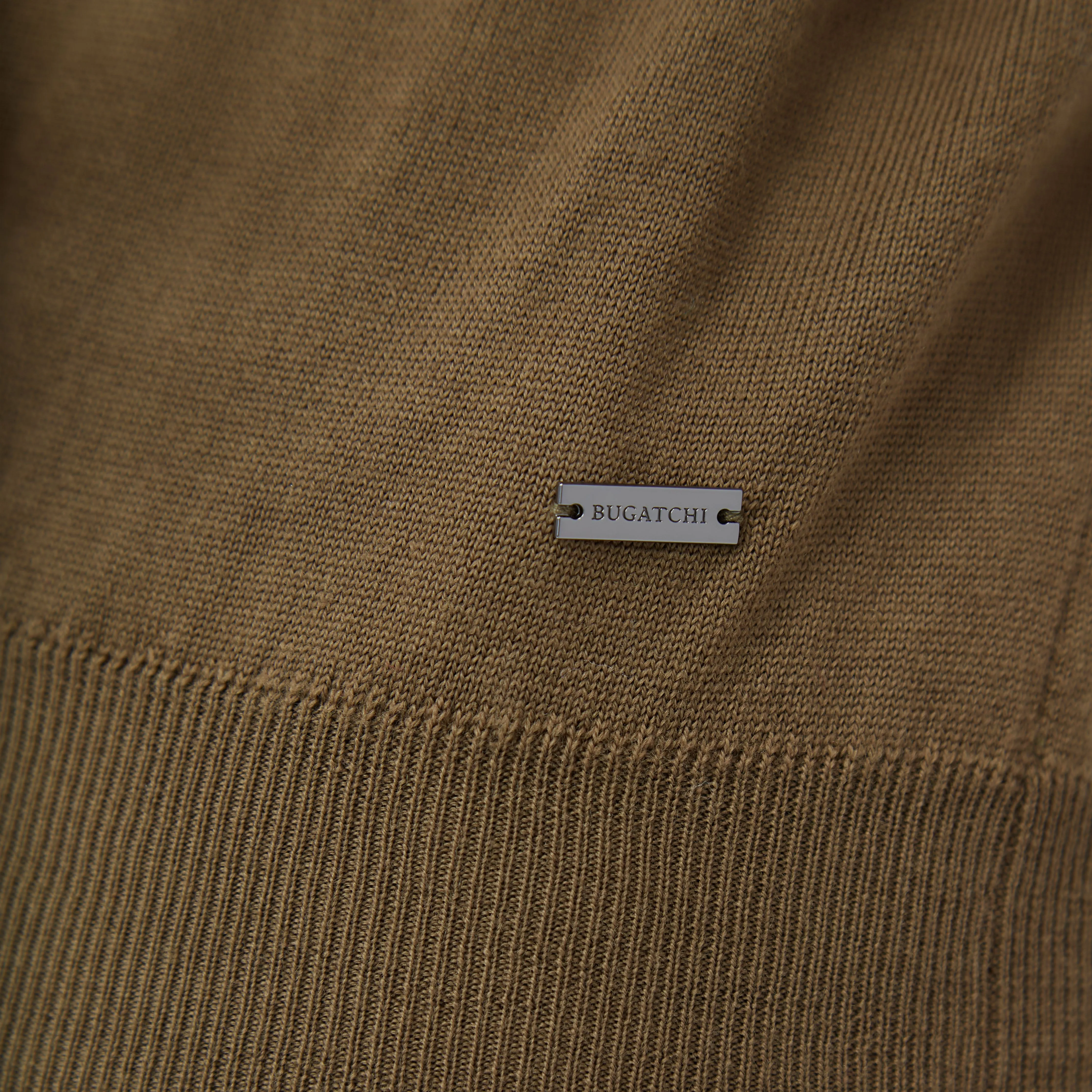 Super Merino Mock Neck Full Zip Sweater