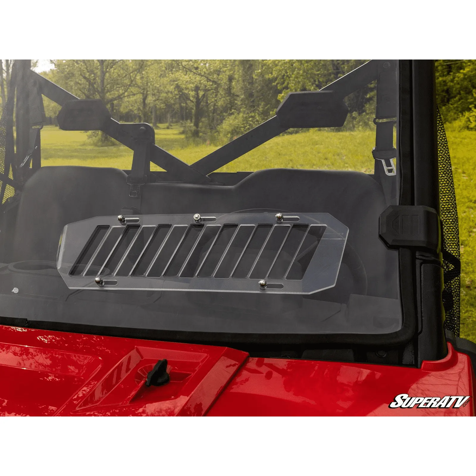 SuperATV Polaris Ranger XP 1000 Scratch Resistant Vented Full Windshield