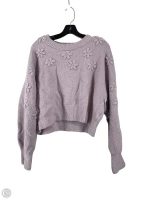 Sweater By Jessica Simpson In Purple, Size: L