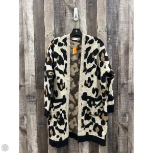 Sweater Cardigan By Altard State In Animal Print, Size: M