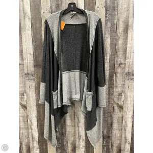 Sweater Cardigan By Knox Rose In Grey, Size: Xl