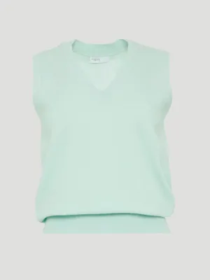 Sweater Vest in Mint