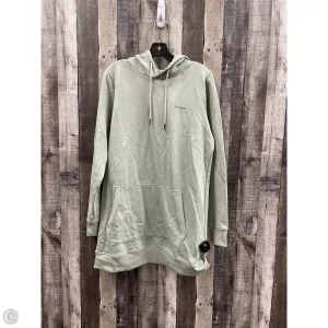 Sweatshirt Hoodie By Columbia In Green, Size: L