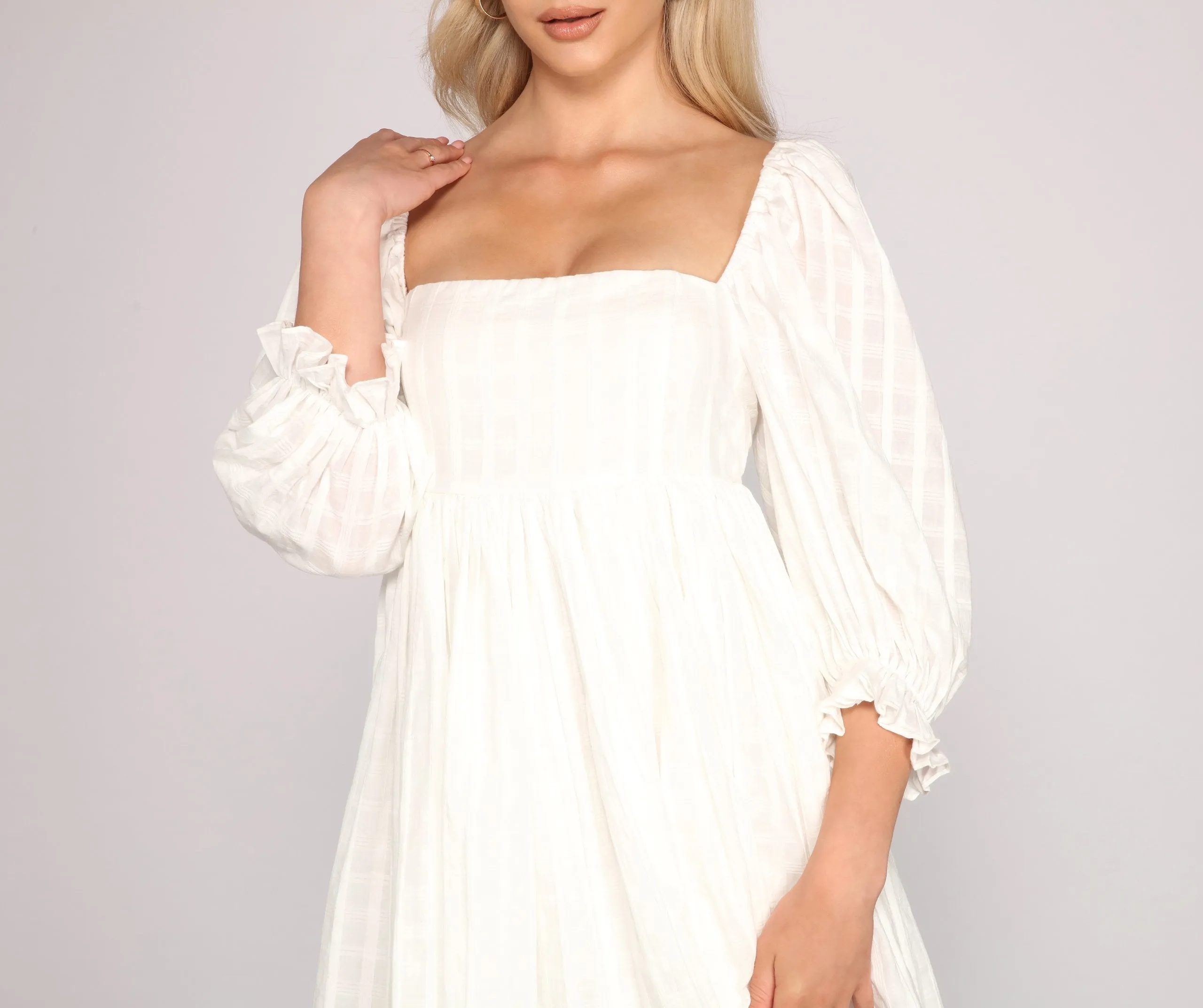 Sweet Style Stylish Babydoll Dress