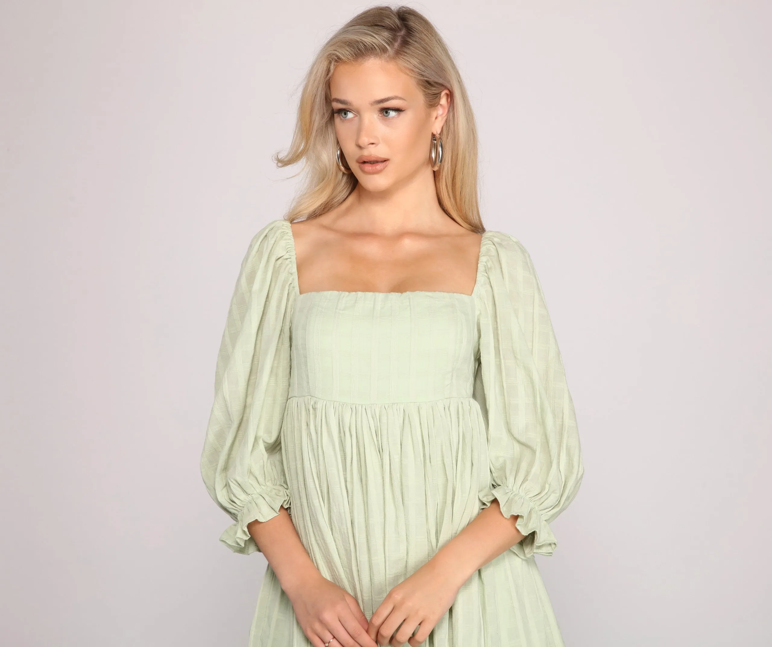 Sweet Style Stylish Babydoll Dress
