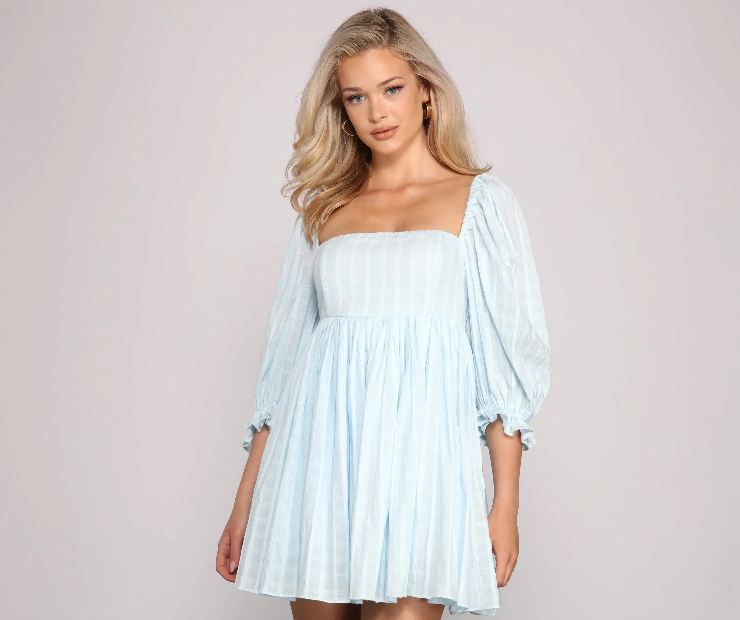 Sweet Style Stylish Babydoll Dress