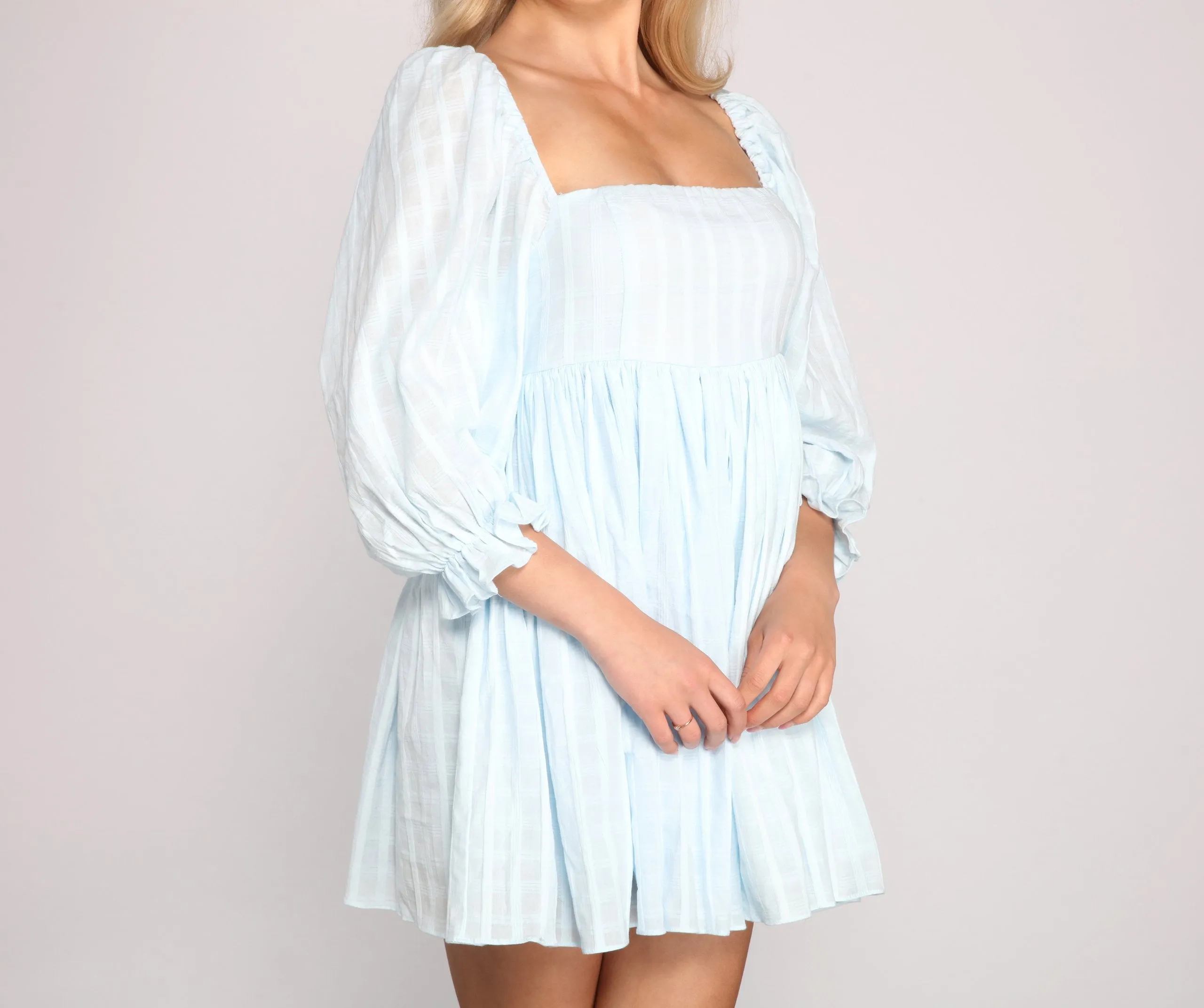 Sweet Style Stylish Babydoll Dress
