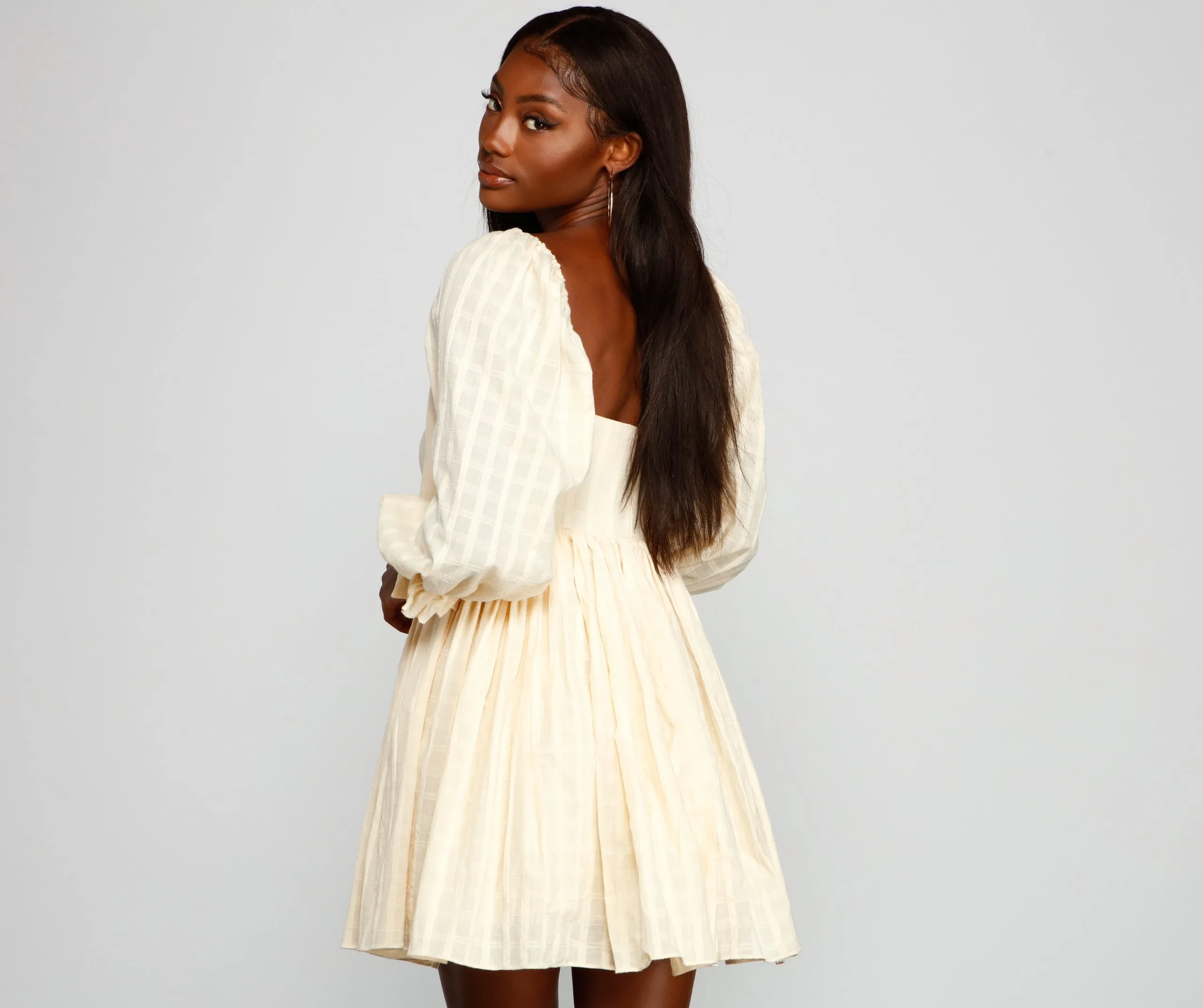 Sweet Style Stylish Babydoll Dress