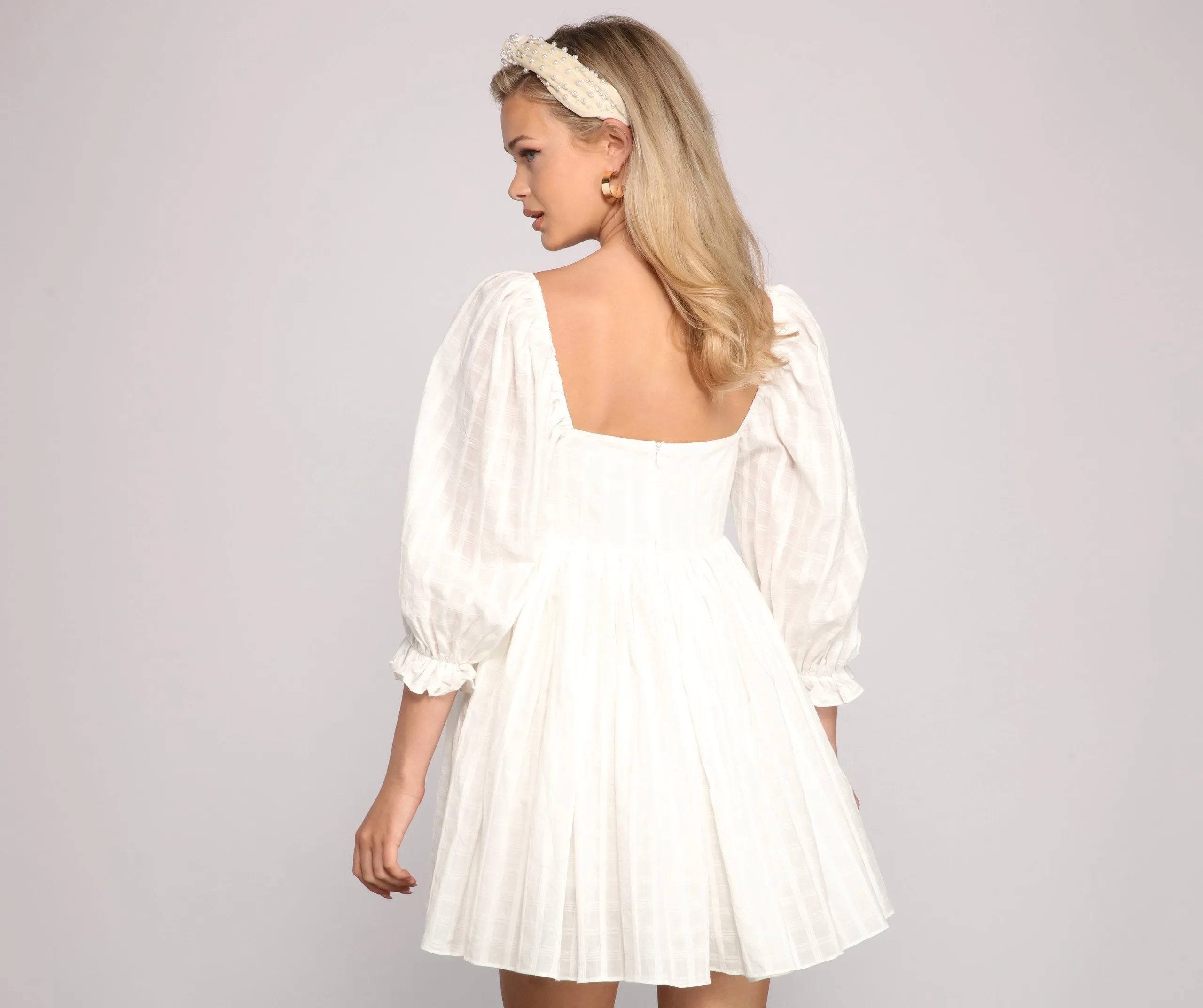 Sweet Style Stylish Babydoll Dress