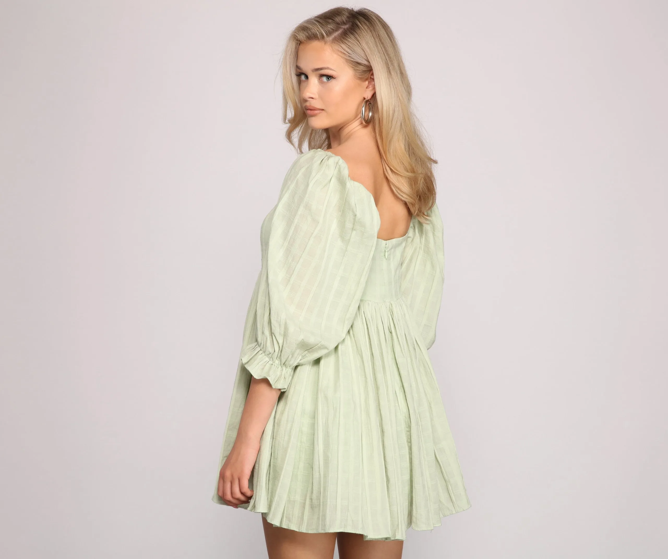 Sweet Style Stylish Babydoll Dress
