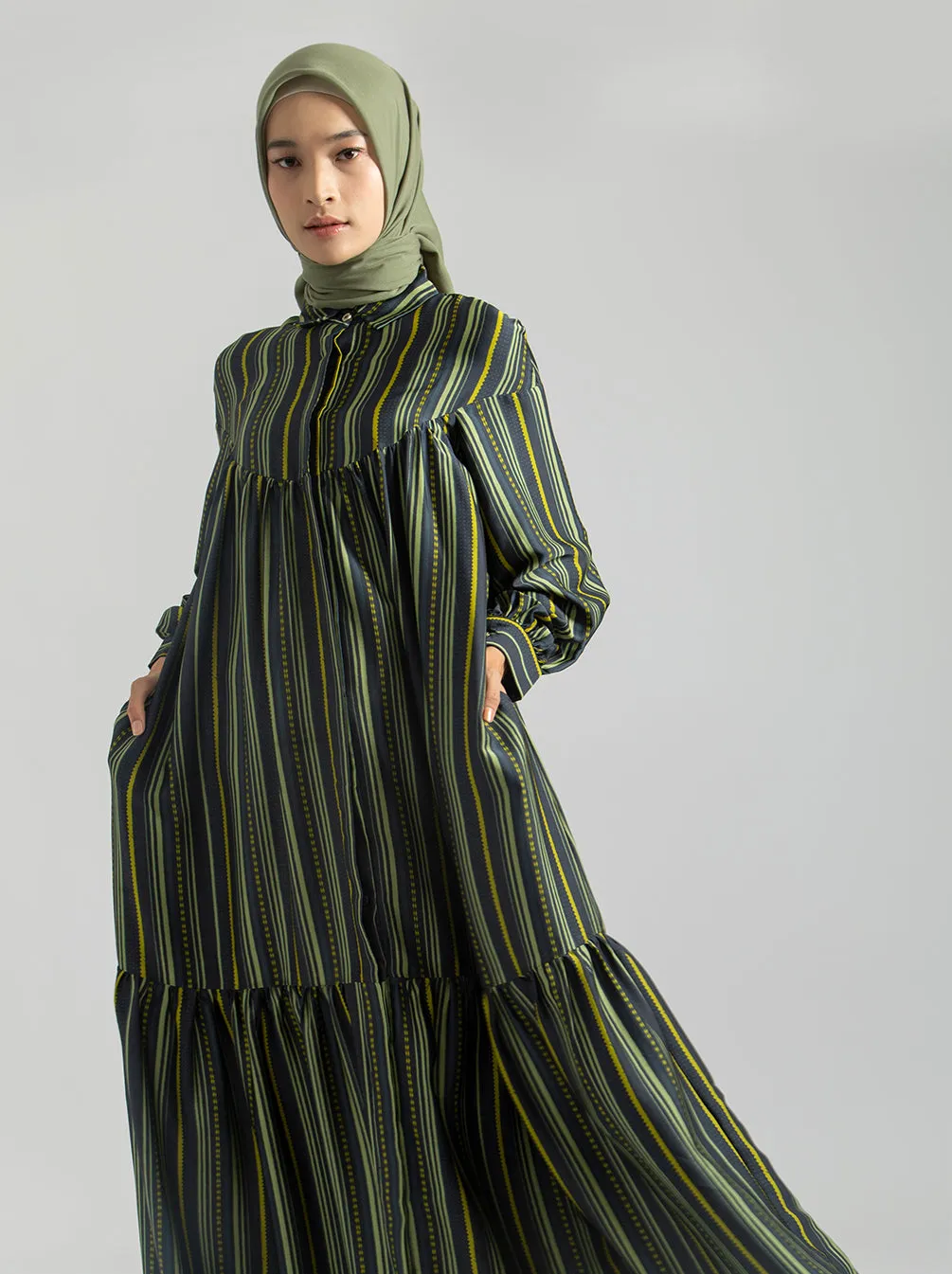 SYLVIA DRESS BLUEBELL