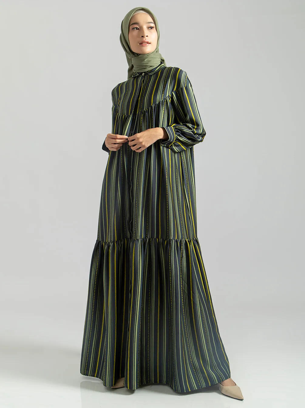 SYLVIA DRESS BLUEBELL
