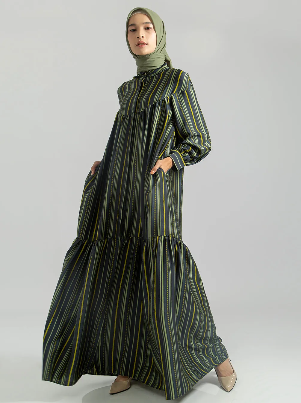 SYLVIA DRESS BLUEBELL