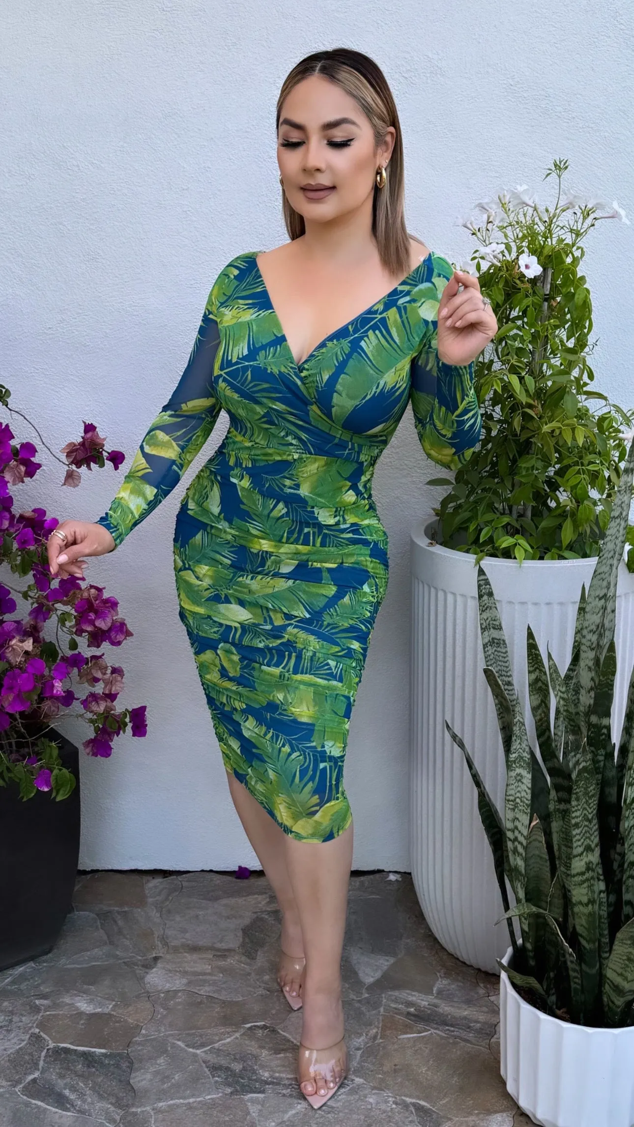 TAINTED LOVE GREEN DRESS
