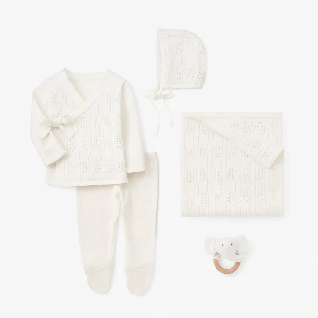 Take Me Home Layette Set Gift Box White