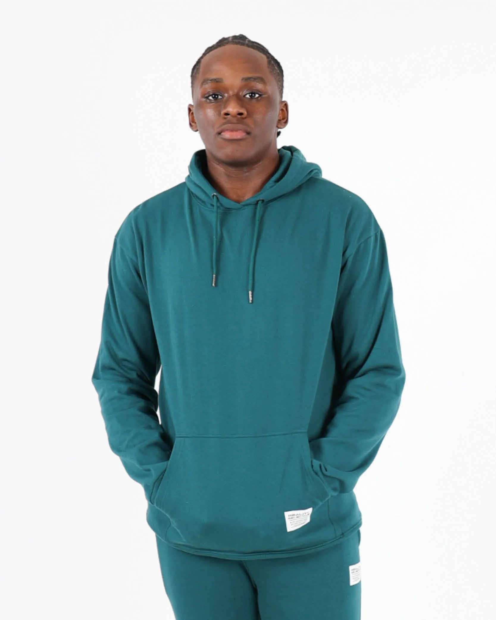 Teal Fleece Active Hoodie