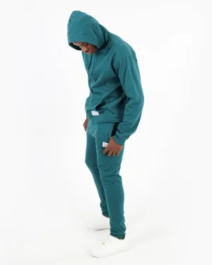 Teal Fleece Active Hoodie