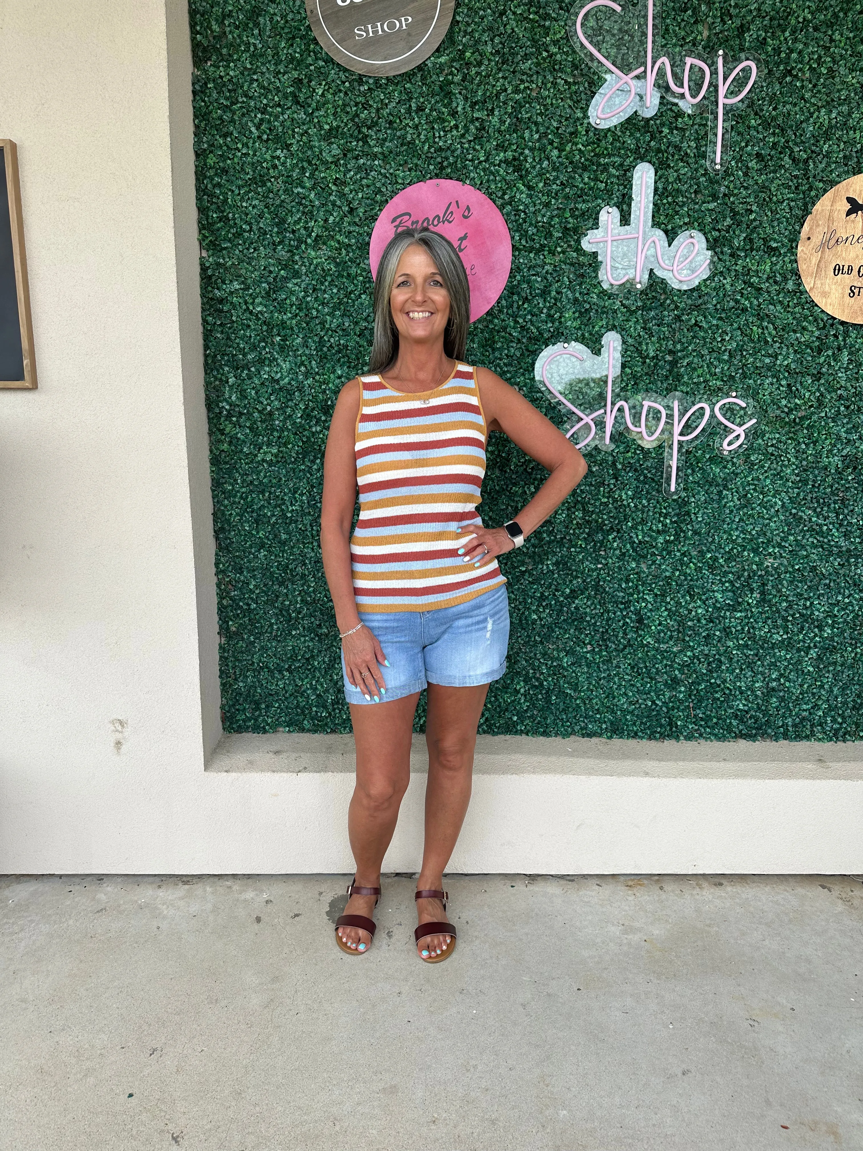 The Katy Striped Tank