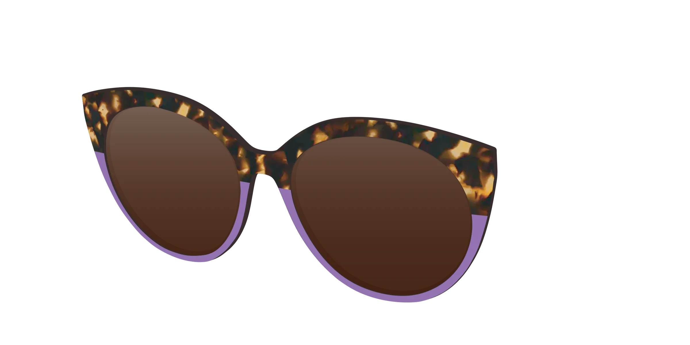 The Lavender Tortoise Split Sun Top