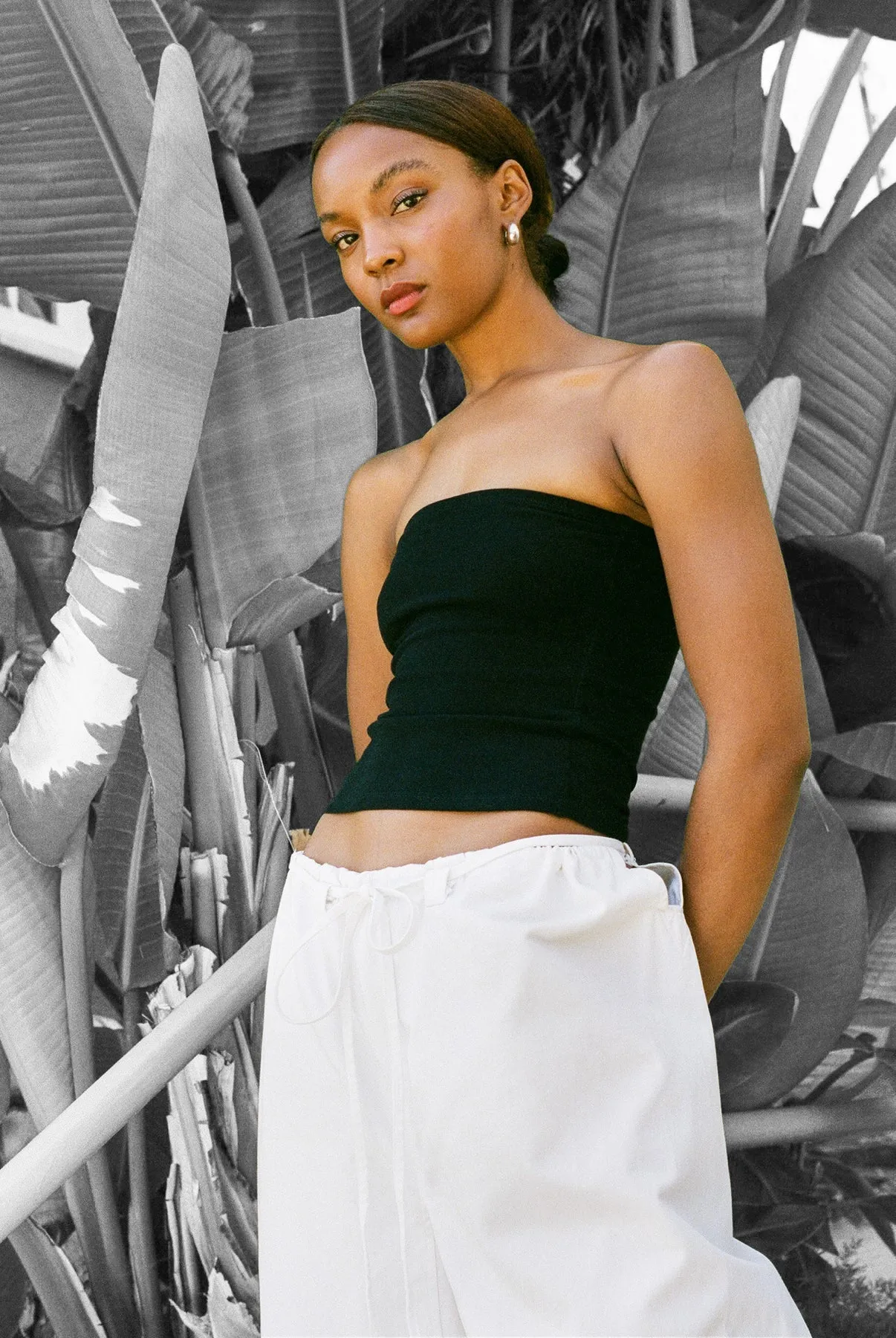 The Tube Convertible Top in Black