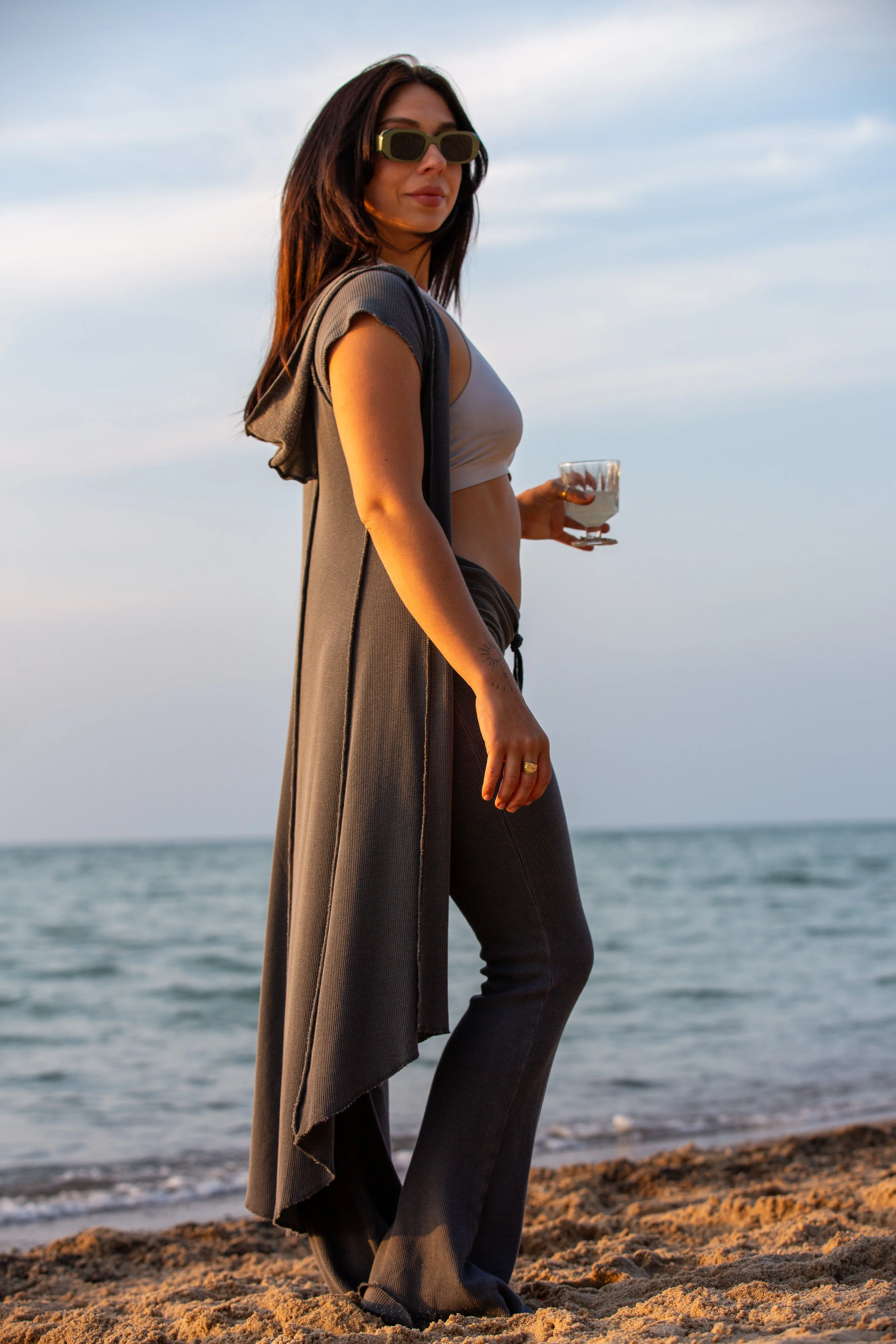 THERMAL ROLLOVER PANT - CHARCOAL