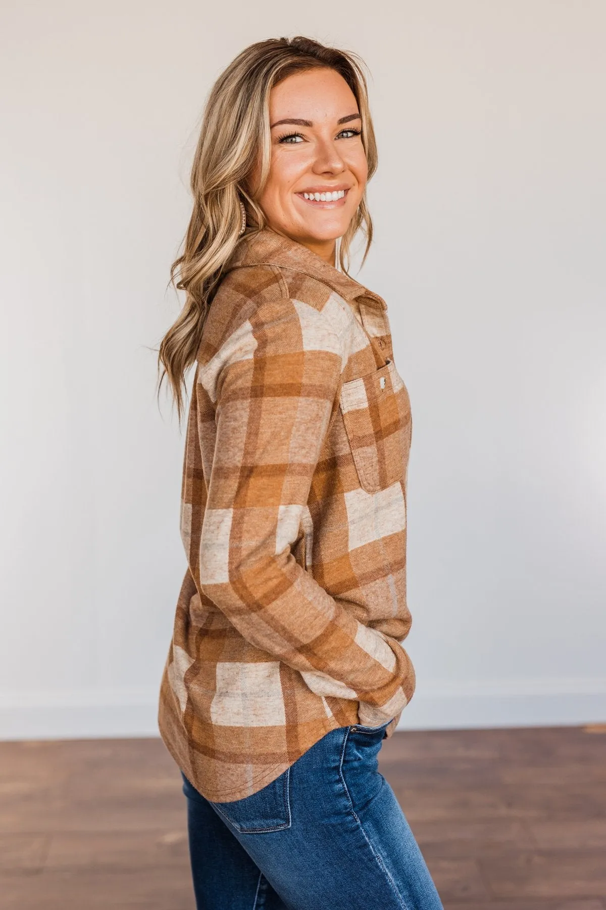 Thread & Supply Autumn Vibes Lightweight Jacket- Hazelnut