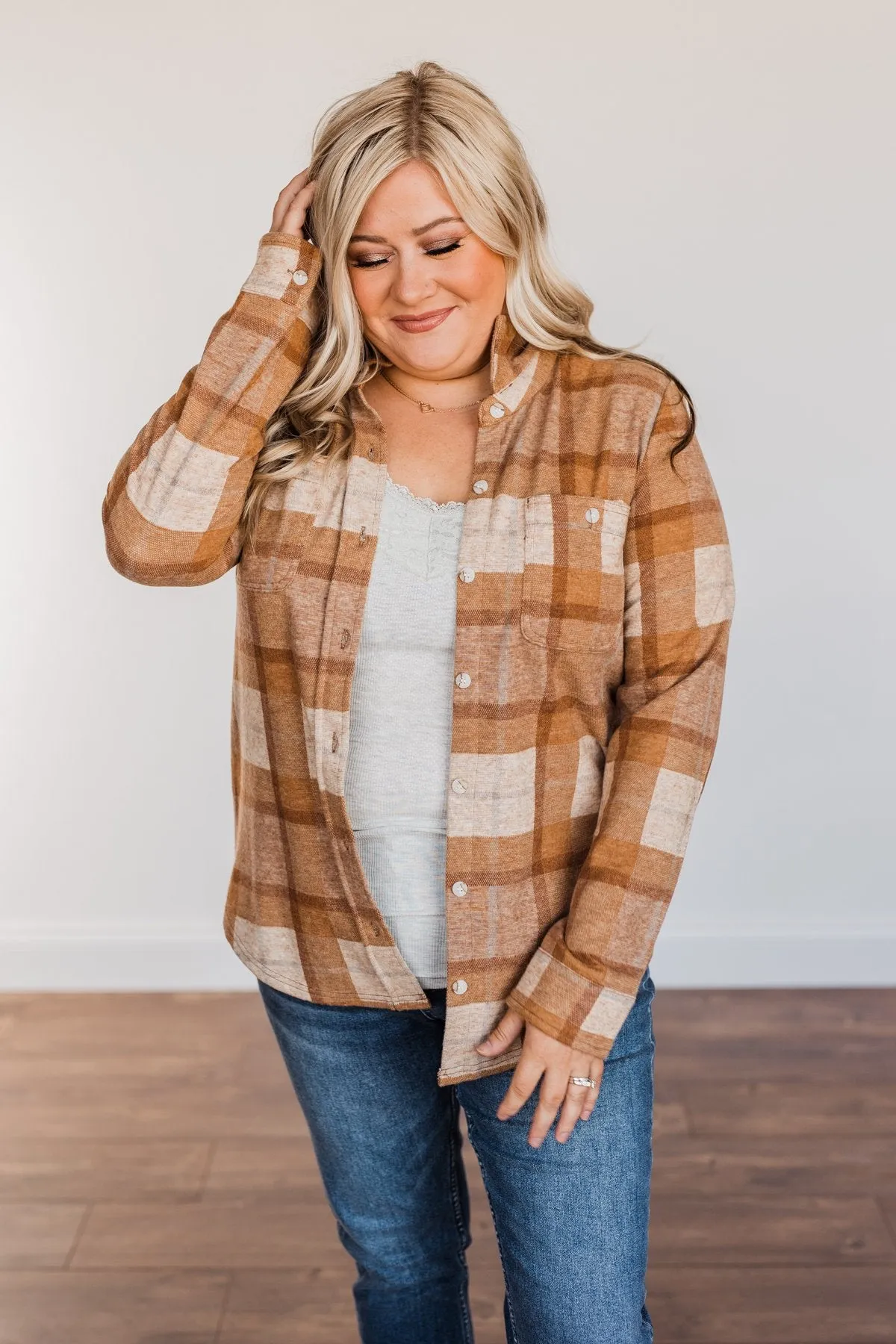 Thread & Supply Autumn Vibes Lightweight Jacket- Hazelnut