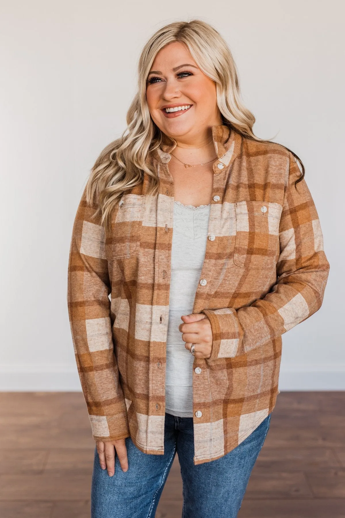 Thread & Supply Autumn Vibes Lightweight Jacket- Hazelnut