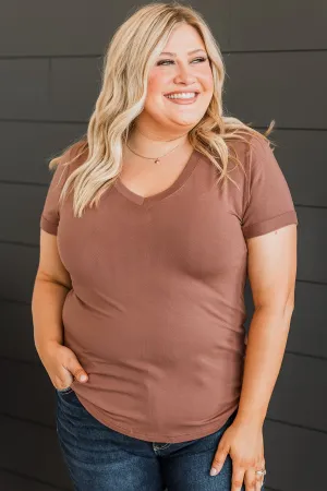 Thread & Supply Truly Loved Top- Clay