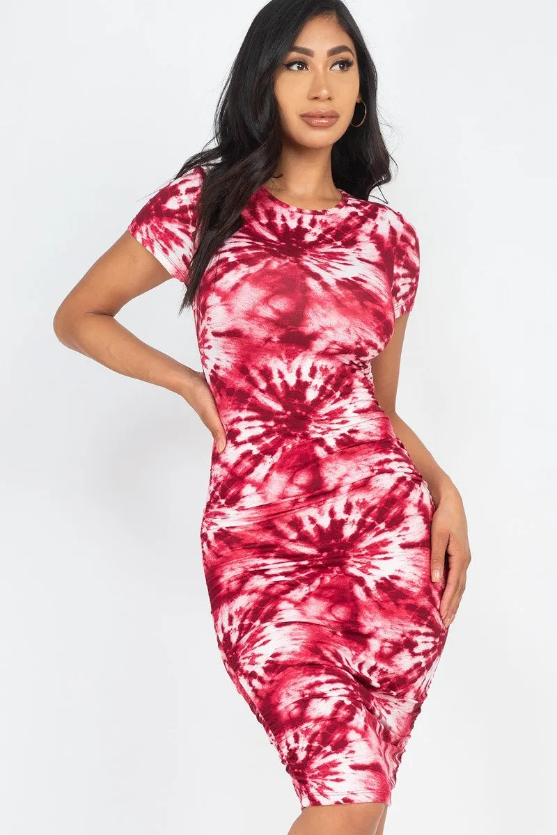 Tie-dye Printed Dress