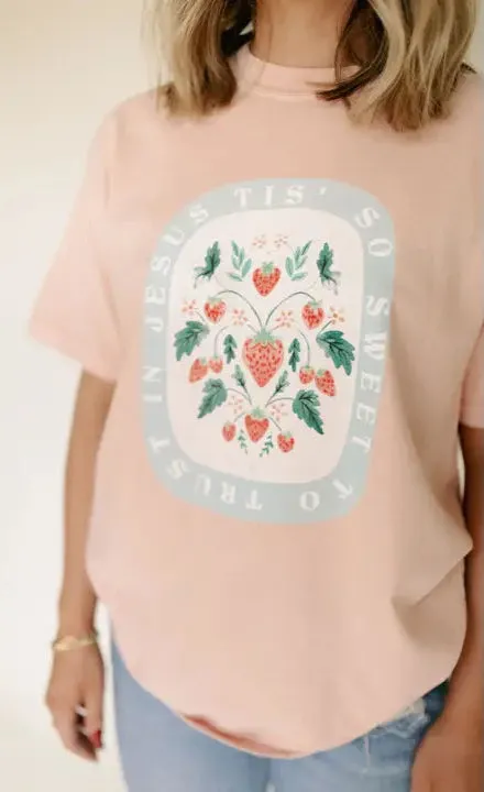 Tis so Sweet to Trust in Jesus Graphic Tee