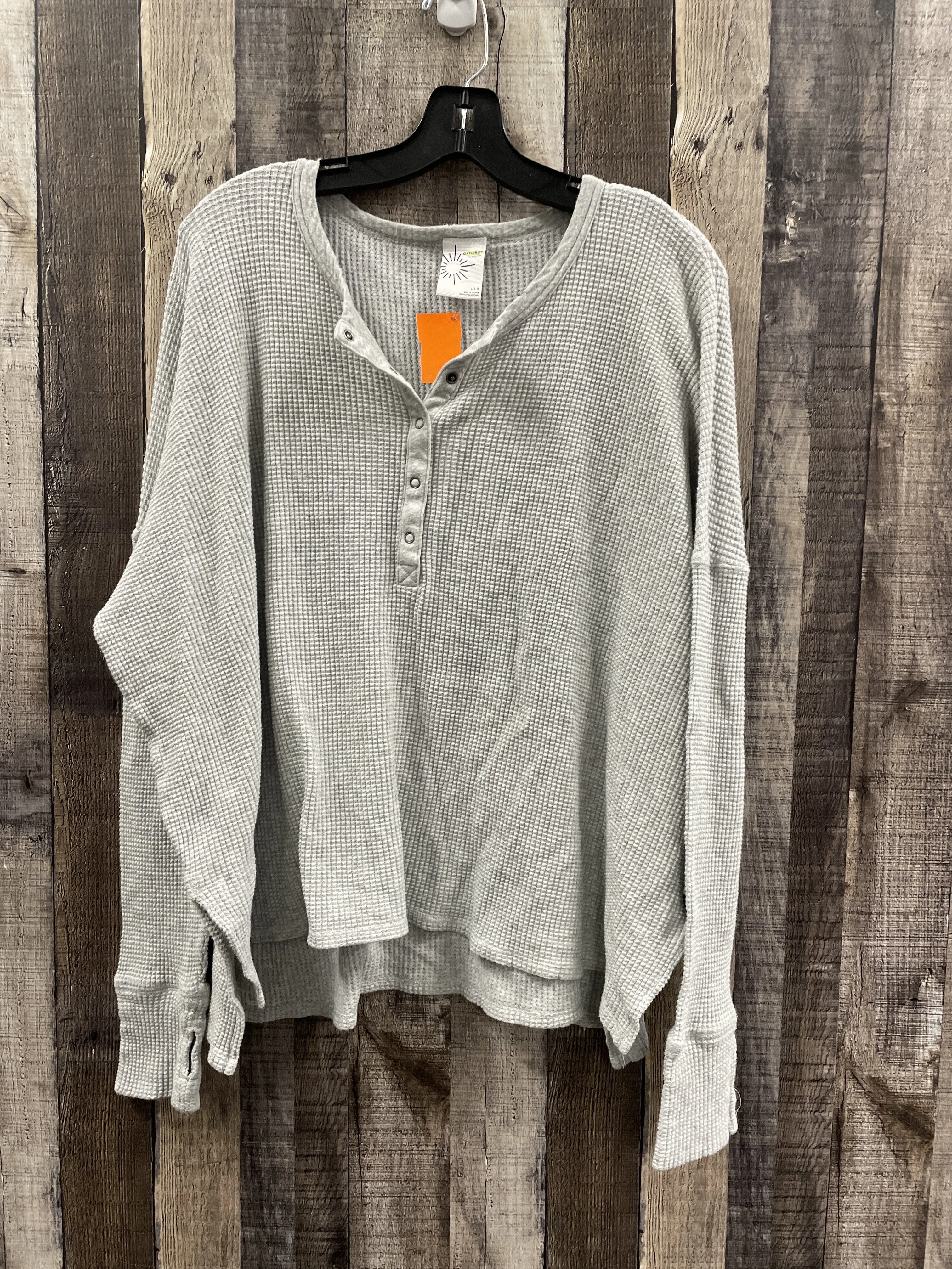 Top Long Sleeve By Aerie  Size: L