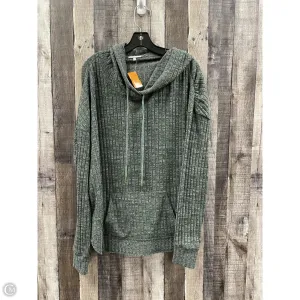 Top Long Sleeve By Jodifl In Green, Size: M