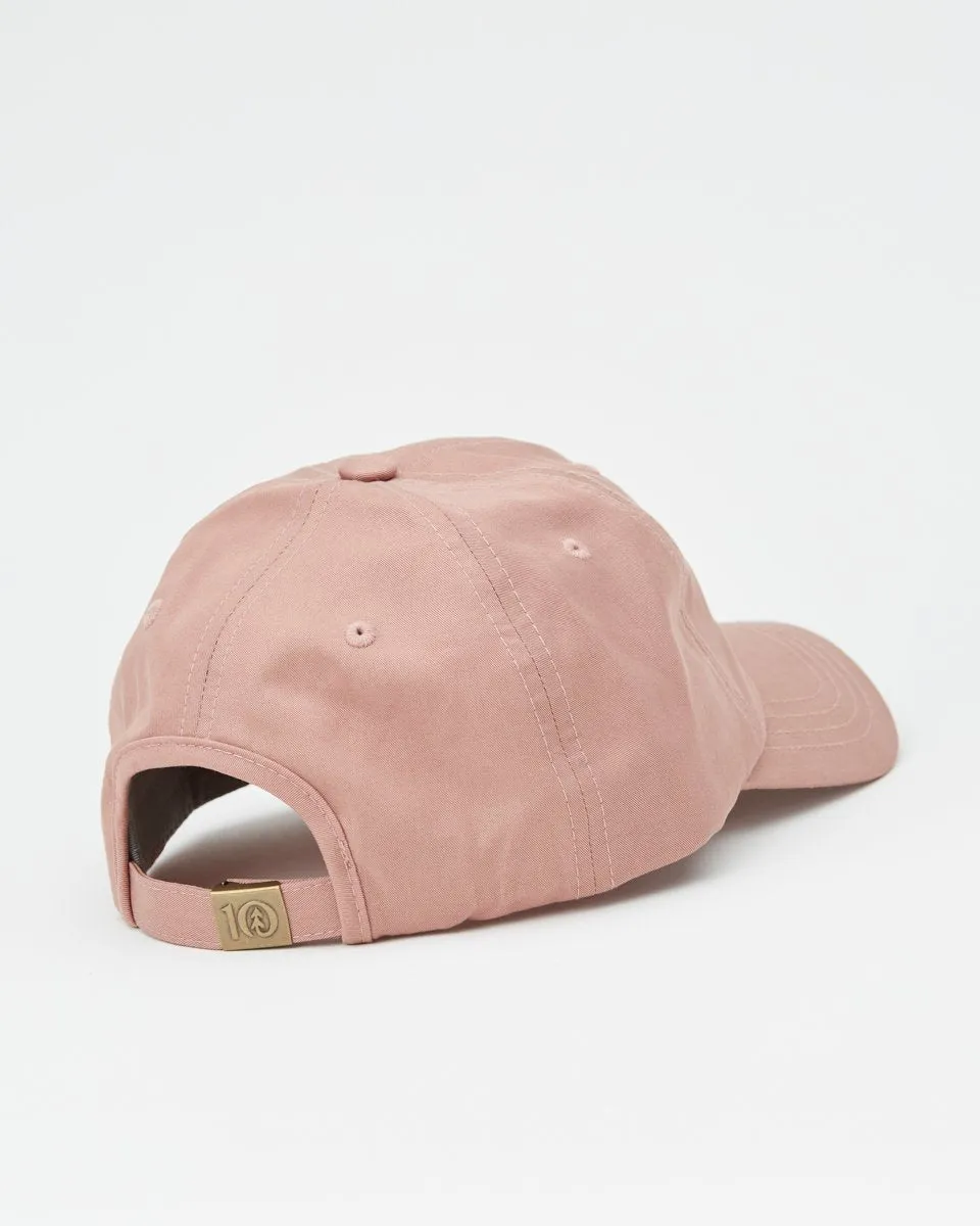Tree Embroidery Tencel Peak Hat