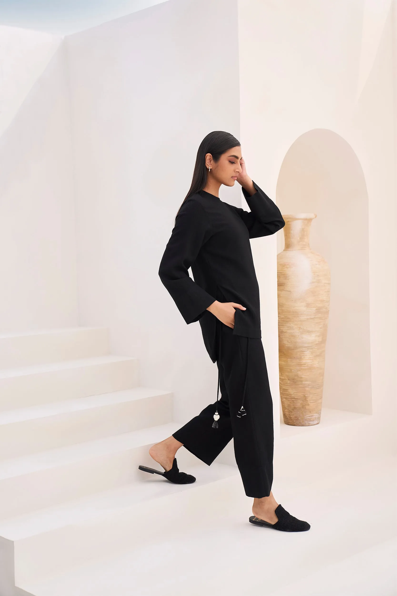 Tromso Woollen Pants (Black)