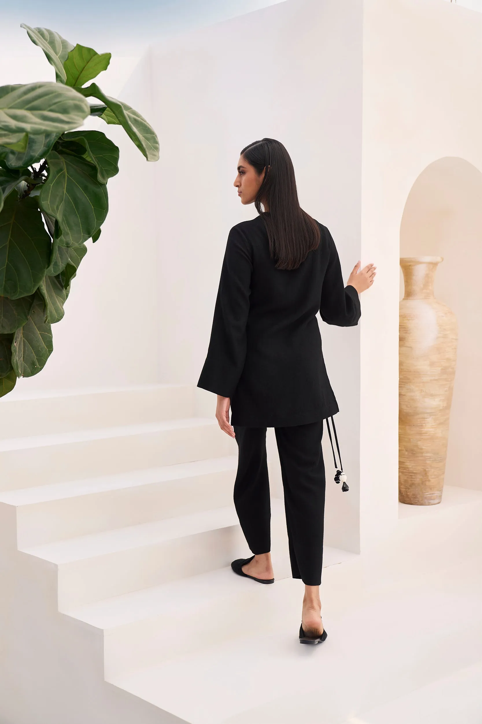 Tromso Woollen Pants (Black)