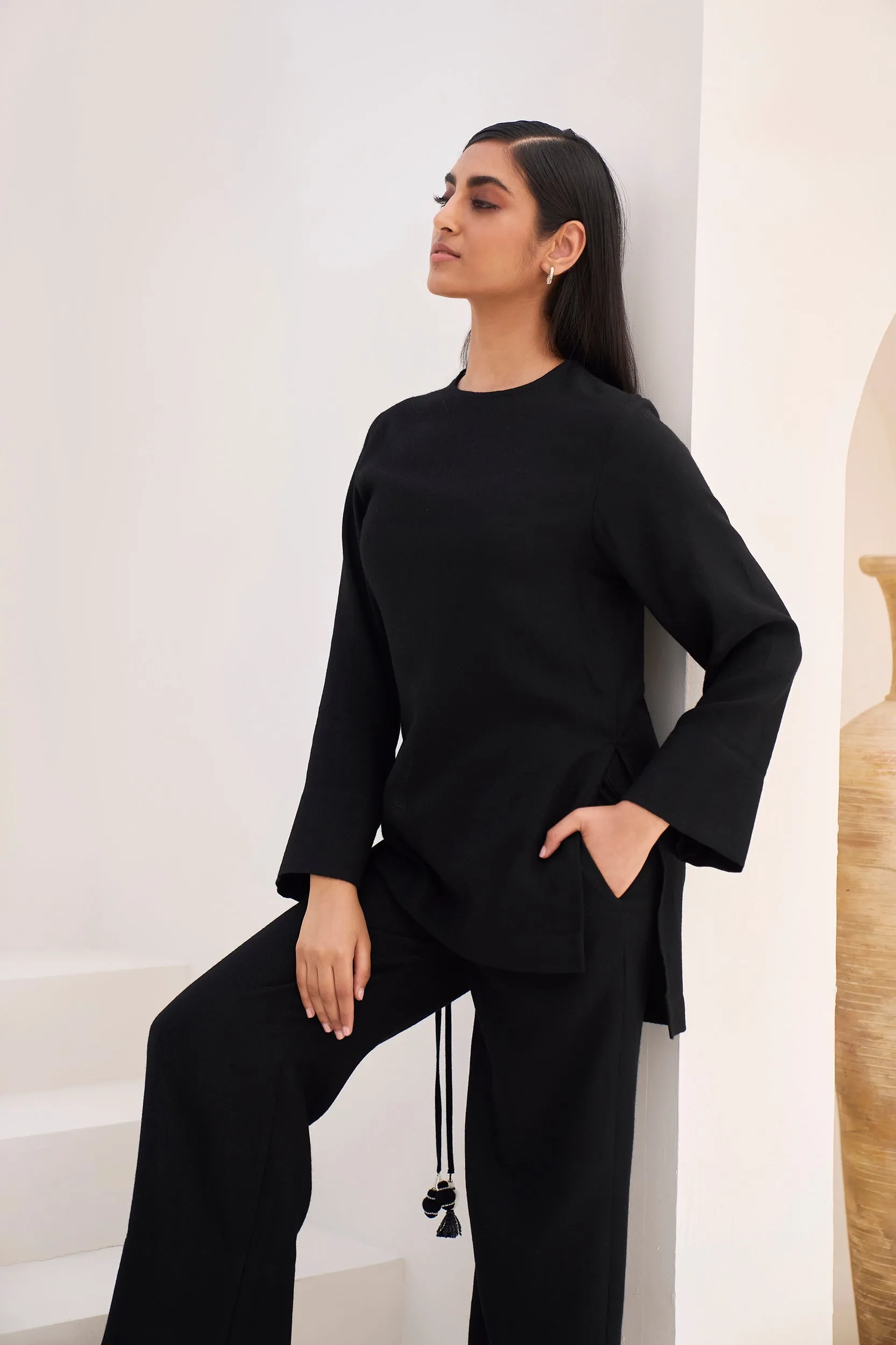 Tromso Woollen Pants (Black)