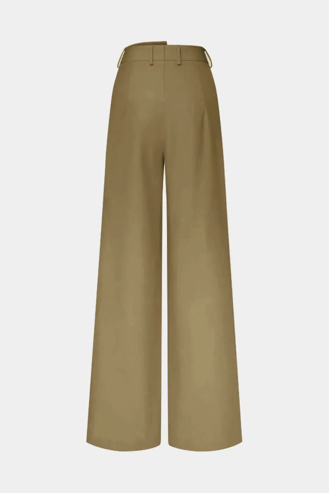 Ulani - Trendy Asymmetrical Hem Woman's Trousers