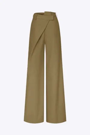 Ulani - Trendy Asymmetrical Hem Woman's Trousers