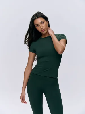 Ultimate Short Sleeve Top - Pine Green