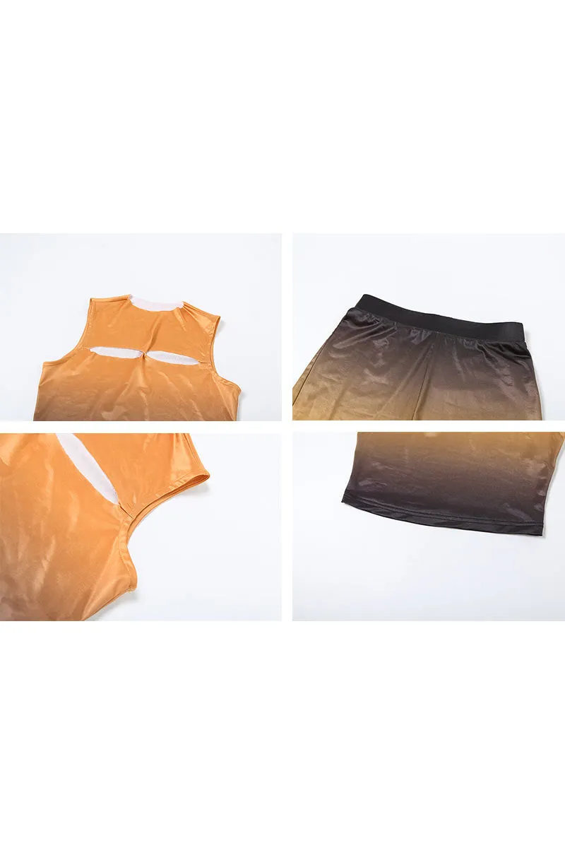 UN0324 Tie Dye Pants Set