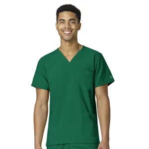 W123 6855 Unisex 4 Pocket Utility Scrub Top Hunter