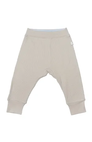 Waffle Baby Pants - Silver Birch
