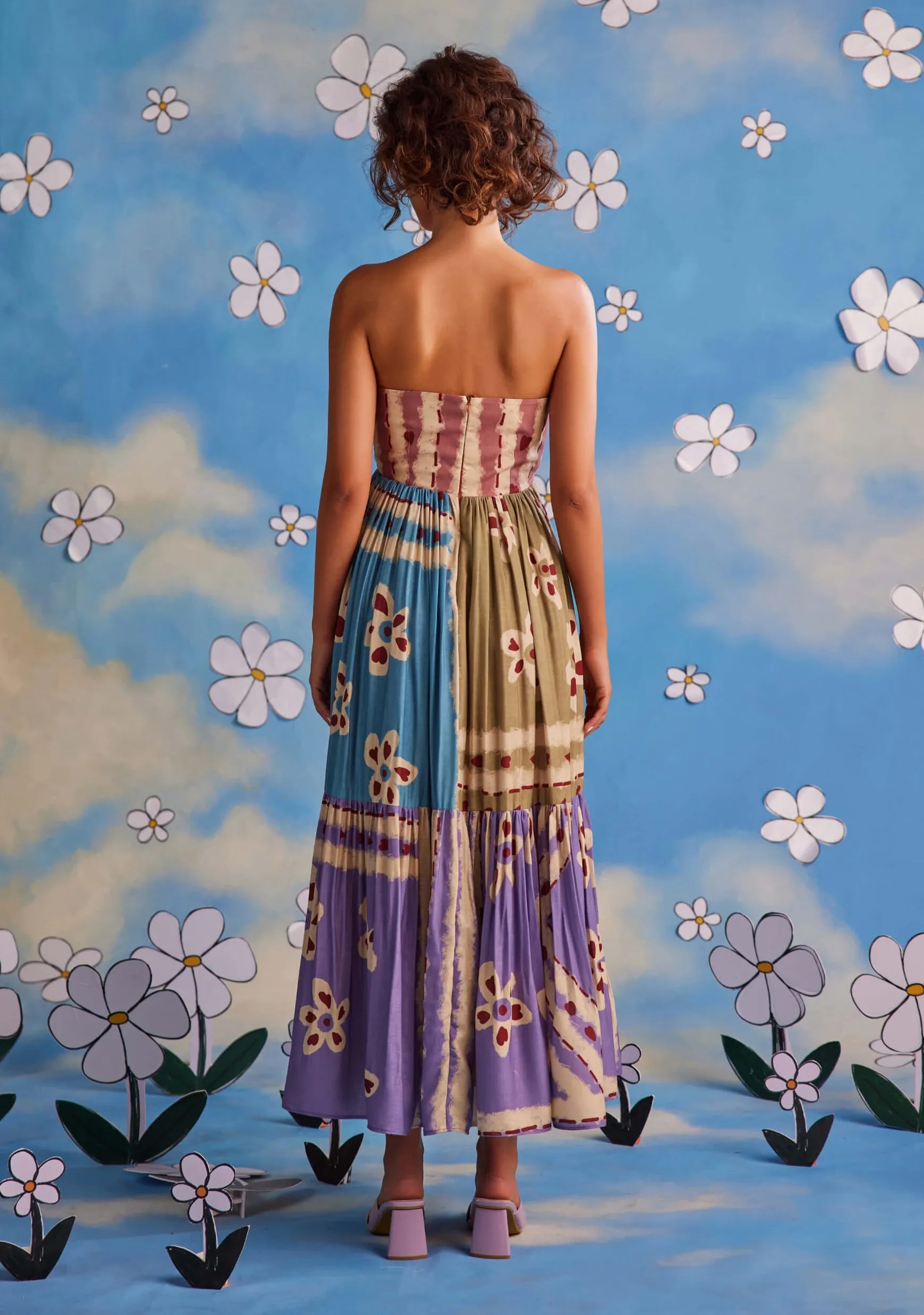 Whimsical wonder midi dress