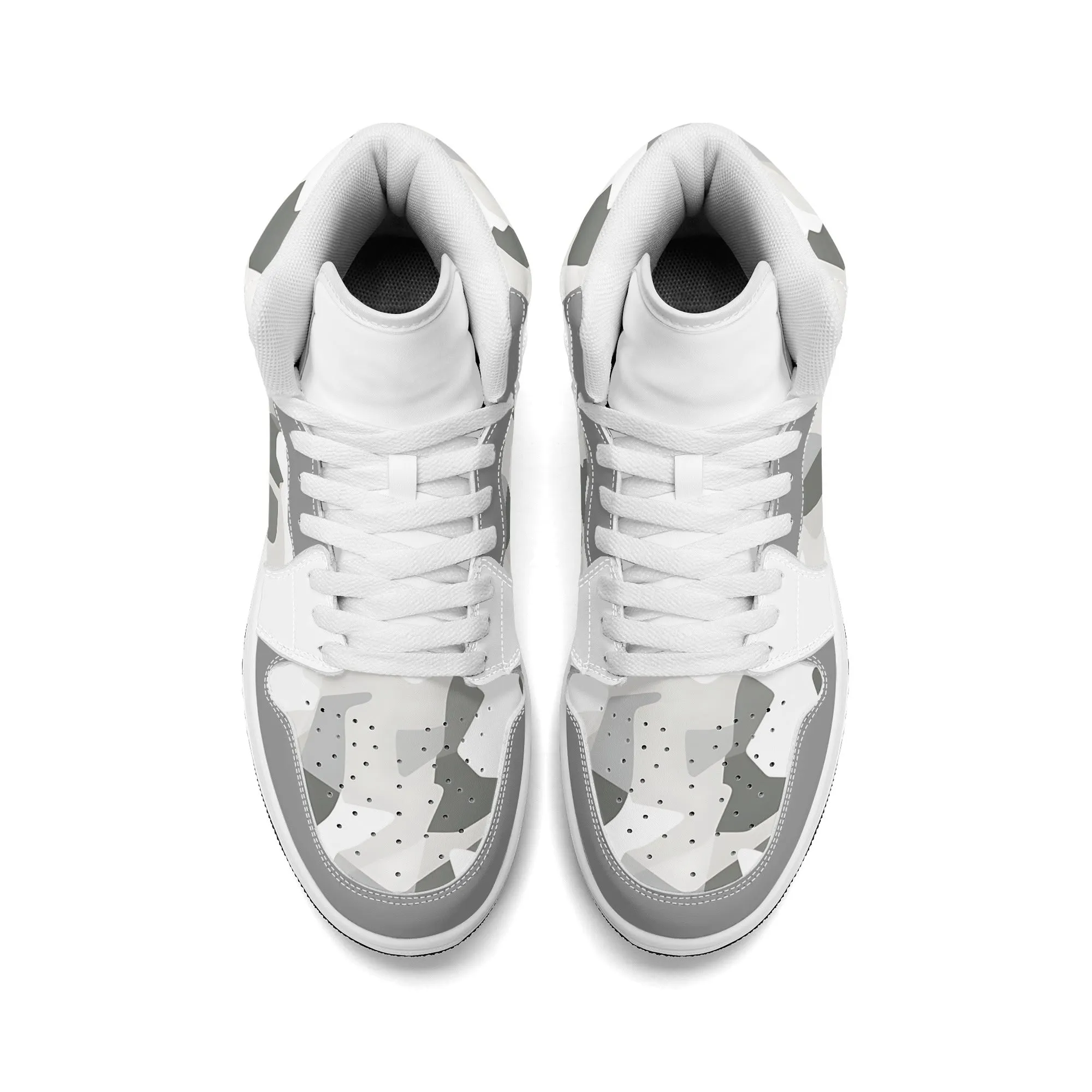 White Camo High Tops