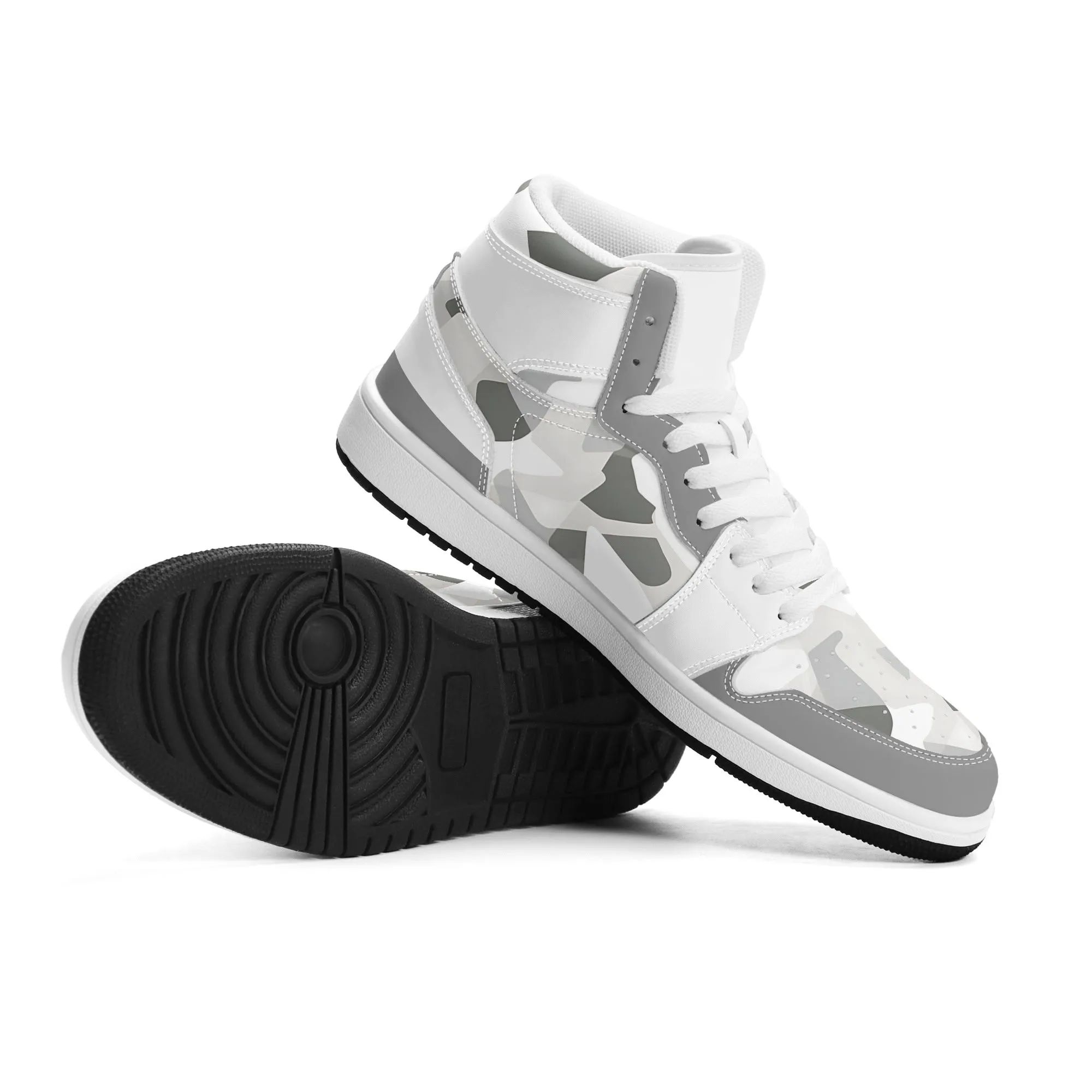 White Camo High Tops