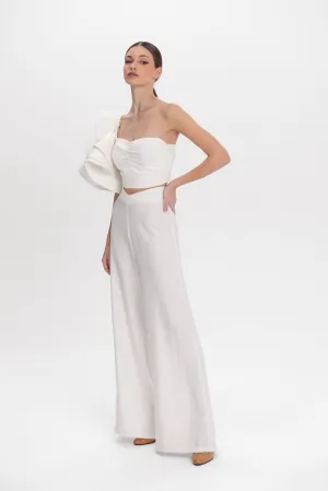White Rose Pants
