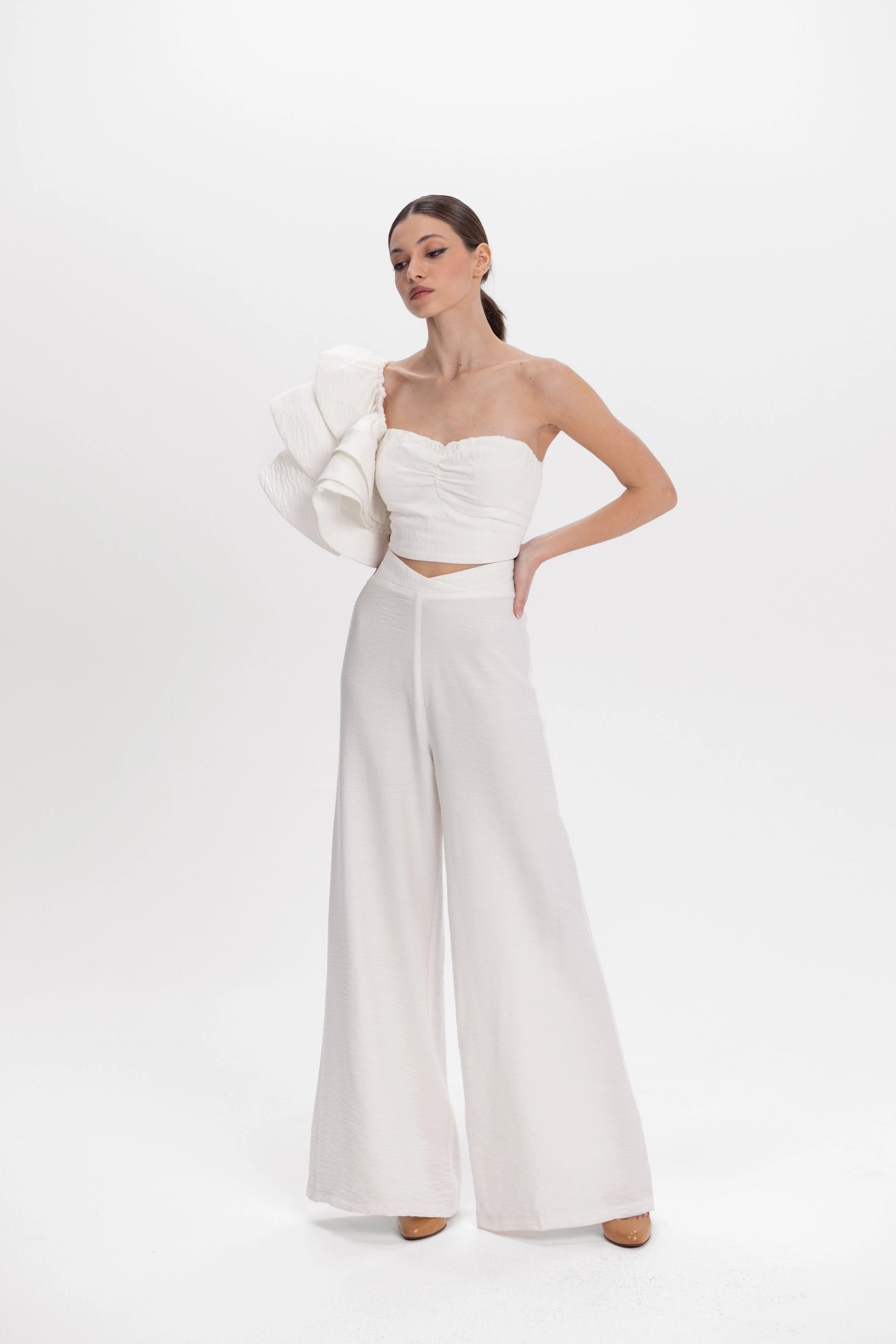 White Rose Pants